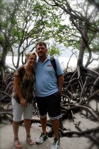 Mom and Dad in the mangroves
